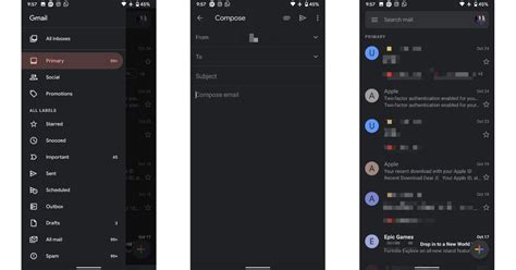 Turn on Dark Mode in Gmail on iOS and Android