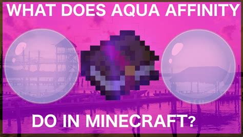 Use Aqua Affinity in Minecraft to Mine Faster Underwater