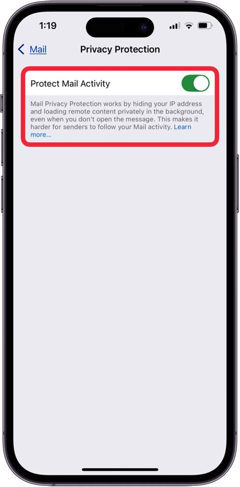 Use Mail Privacy Protection to Safeguard Your Online Activity