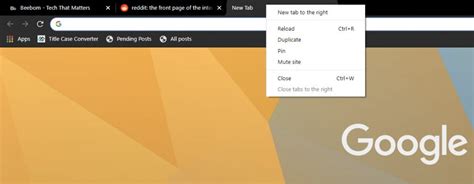 Use Reopen Closed Tab Feature in Chrome 78