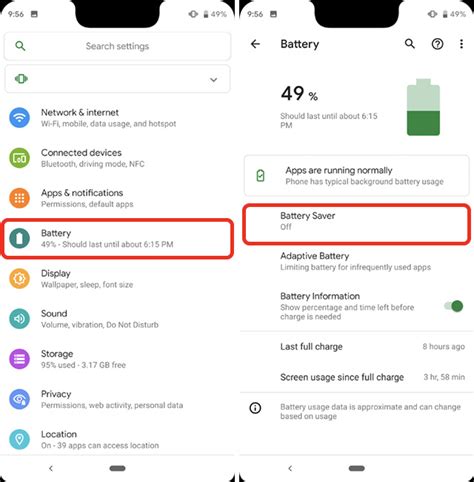 Use the Battery Saver to Enable Dark Mode