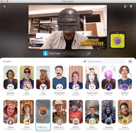 Using Snapchat Camera Lenses on Mac and Windows