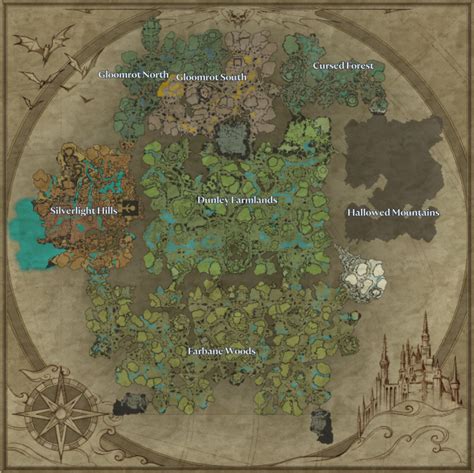 V Rising map overview