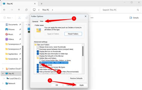 View Hidden Files and Folders on Your Windows 11 Computer