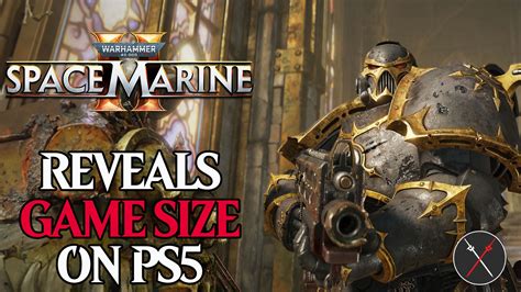 Warhammer 40,000: Space Marine 2 Reveals Game Size on PS5