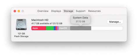 What is System Data in Mac Storage