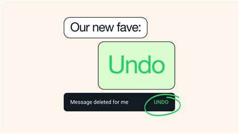 WhatsApp Working on an Undo Option
