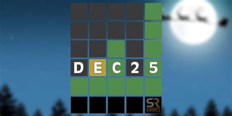 Wordle December 25 hints