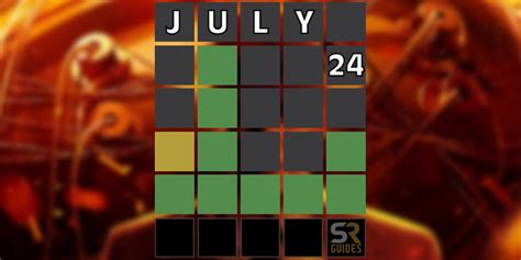 Wordle July 24 hints