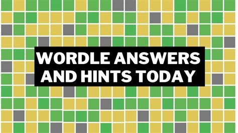 Wordle hints: Clues for today&rsquo;s Wordle on 10/9