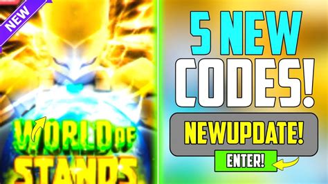 Working World Of Stands codes