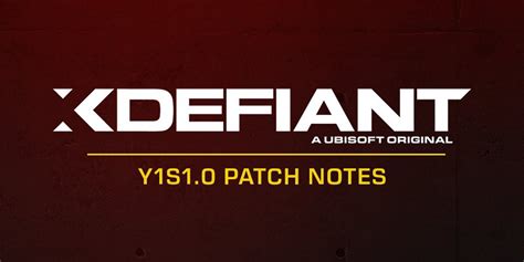 XDefiant Season 1 update patch notes