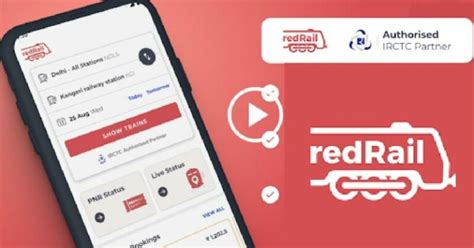 redRail App Introduced for Online Train Ticket Booking